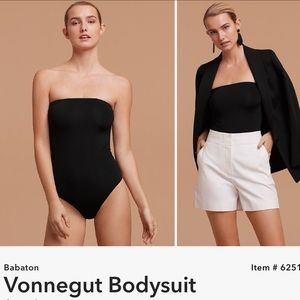 Aritzia Babaton Vonnegut Strapless Bodysuit